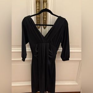 BCBGMaxAzria Black Sheath Dress with Dolman Sleeves